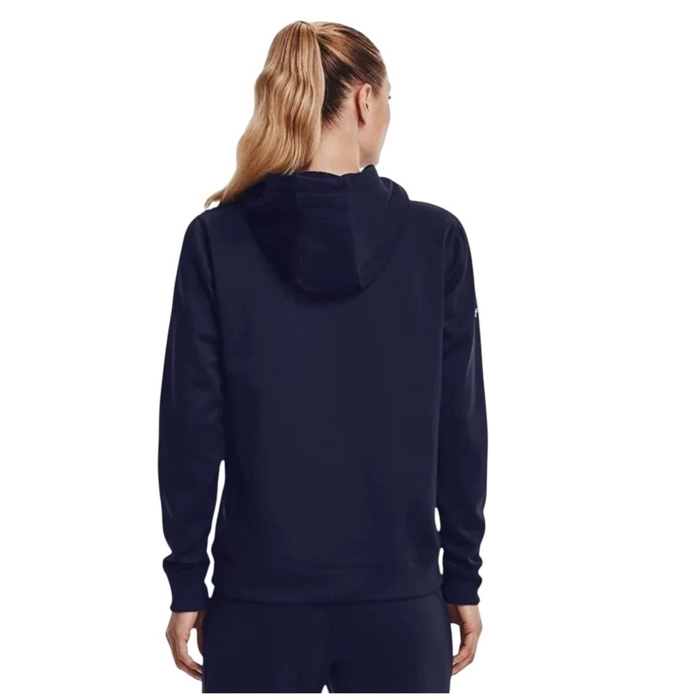 Under Armour Ladies Storm Armour Fleece Hoodie Midnight Navy NWT - Picture 2 of 6